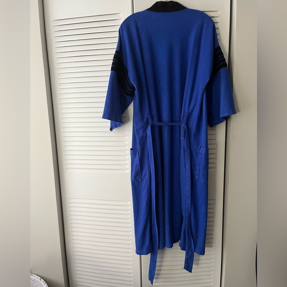Hemingway Point Men’s Blue Robe, Size Medium - Picture 5 of 5